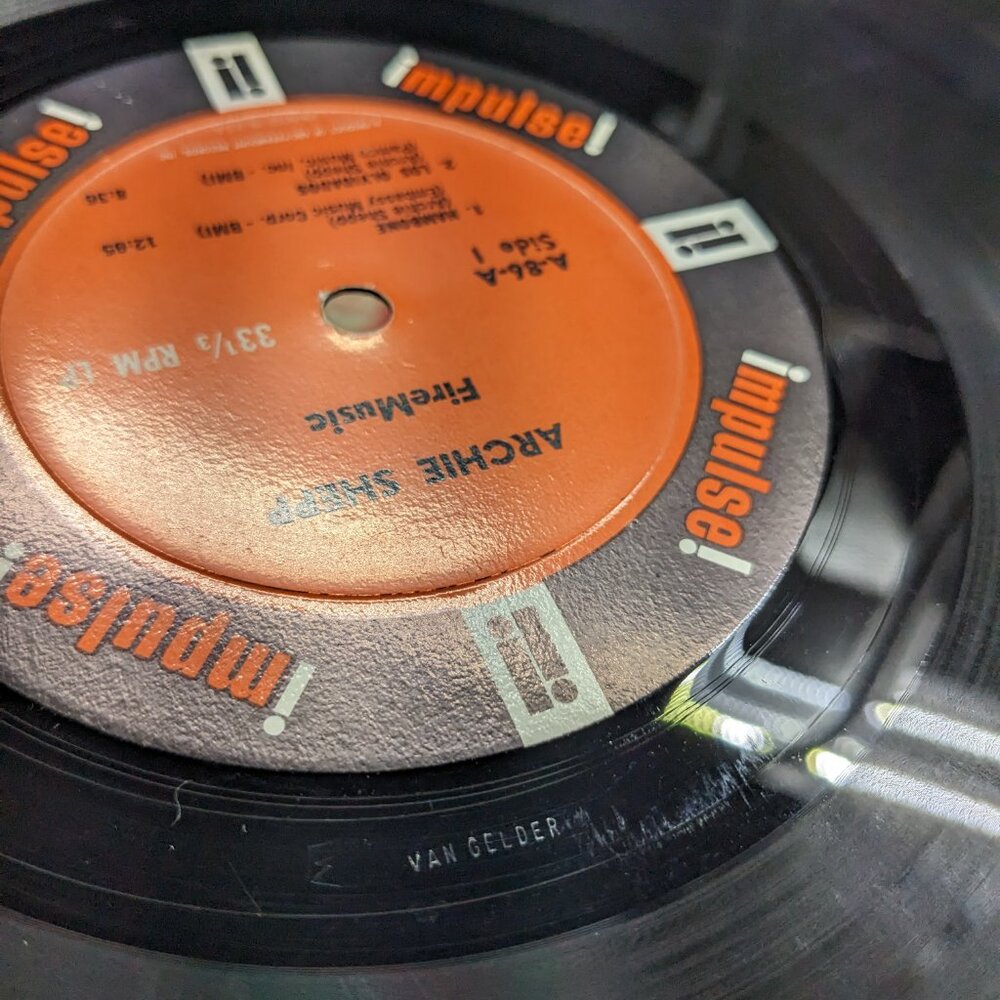 ARCHIE SHEPP - FIRE MUSIC (1965 OG MONO) & MARION BROW VG+ - Picture 8 of 16